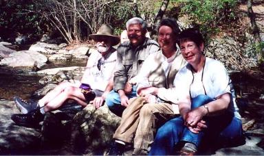 Mottled crew at rest - Joe Tom Anne and Barb